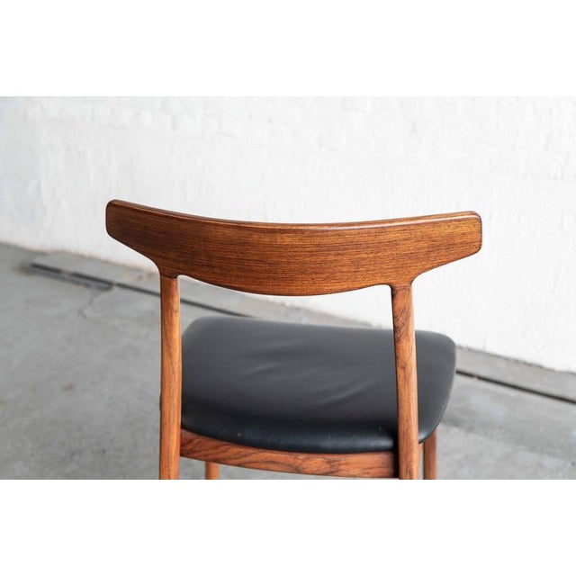 Black Rosewood Dining Chairs, Set of 4 For Sale - Image 8 of 18