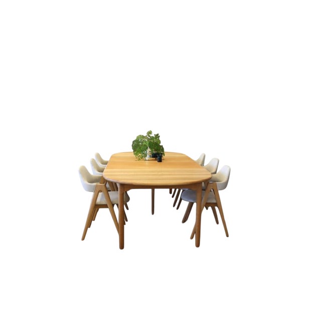 Dining Table in Oak with Extension Leaves by Kurt Østervig for KP Møbler, 1960s For Sale - Image 13 of 18