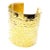 Chanel Vintage Rare Gold Plated CCs Thick Cuff Bracelet For Sale