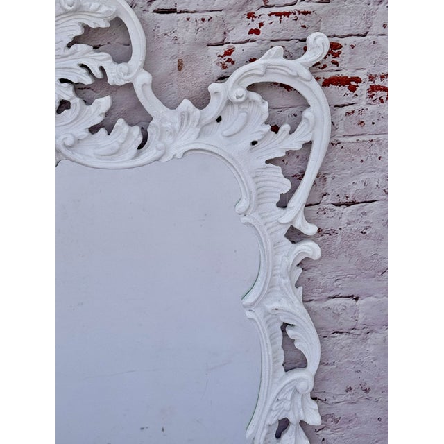 19th Century George III Style Carved and Gesso Rococo Mirror For Sale - Image 5 of 11