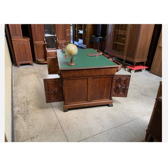 Antique Gründerzeit Desk, 1880 For Sale - Image 12 of 13