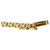 Metal 14k Yellow Gold Marquise Sapphire & Diamond Openwork Bracelet Vintage For Sale - Image 7 of 10