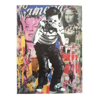 Mr. Brainwash " Smile " Authentic Lithograph Print Pop Art Poster For Sale