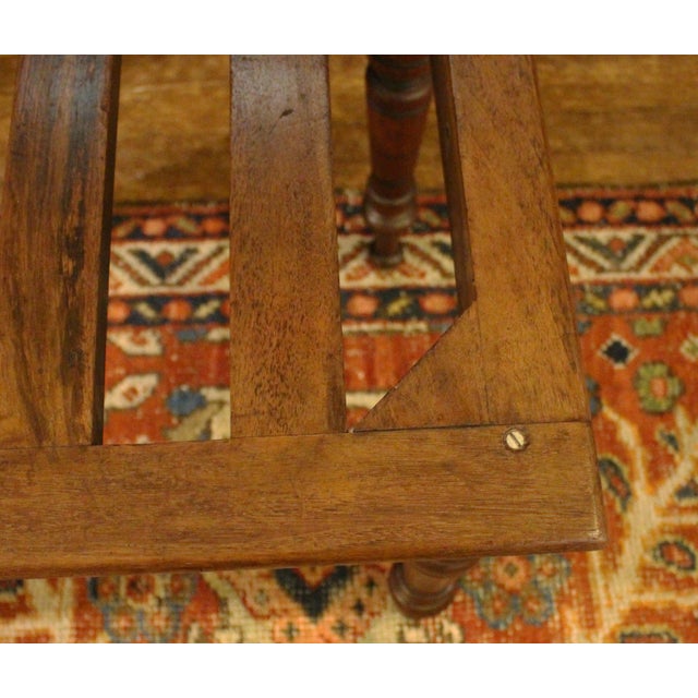 Late 19th Century Circa 1880 English Rectangular Luggage Rack Stand For Sale - Image 5 of 6