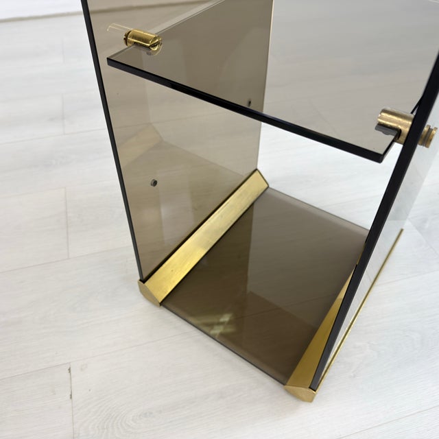 Brass Gallotti & Radice Shelves Etageres - A Pair For Sale - Image 8 of 10