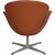 Swan Chair in Walnut and Leather by Arne Jacobsen, 2000s For Sale - Image 3 of 18