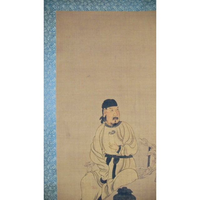 Early 20th Century Chinese Scholars Meeting Scroll For Sale In Portland, OR - Image 6 of 11