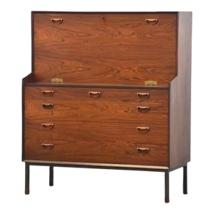 Peter Hvidt & Orla Mølgaard-Nielsen Danish Rosewood Secretary Desk