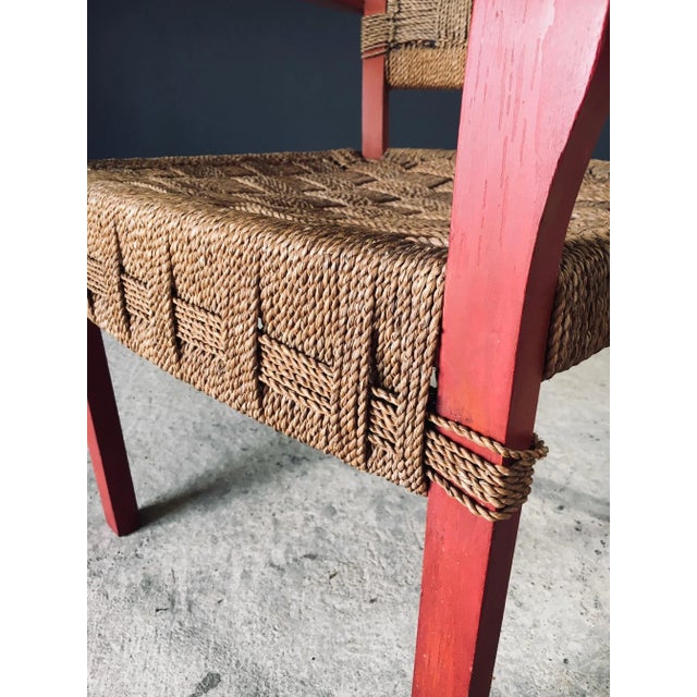 Vintage Mediterranean Rope Armchair, France, 1930s For Sale - Image 11 of 18