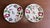 A Very Nice Pair of Antique Staffordshire Early Adam’s Rose Plates, Circa 1830 For Sale - Image 10 of 11