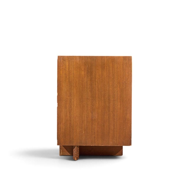 Mid 20th Century Frank Lloyd Wright for Henredon Taliesin Mid Century 11 Drawer Mahogany Lowboy Dresser For Sale - Image 5 of 11