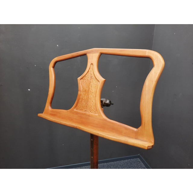 1950s Anthroposophical Teak Music Stand, 1950s For Sale - Image 5 of 12