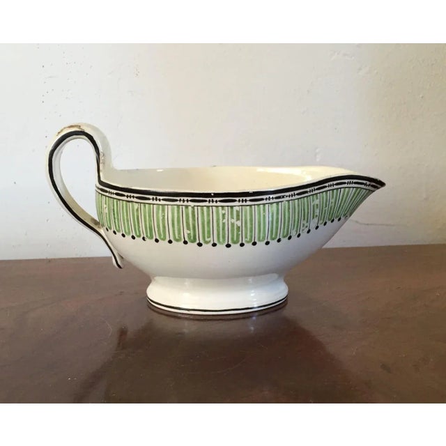 Wedgwood 1790s English Wedgwood Sauce Gravy Boat, Etruscan Pattern For Sale - Image 4 of 11