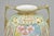 Art Nouveau Antique Nippon Art Nouveau Hand Painted Porcelain Pink Flower Twin Handle Vase For Sale - Image 3 of 14