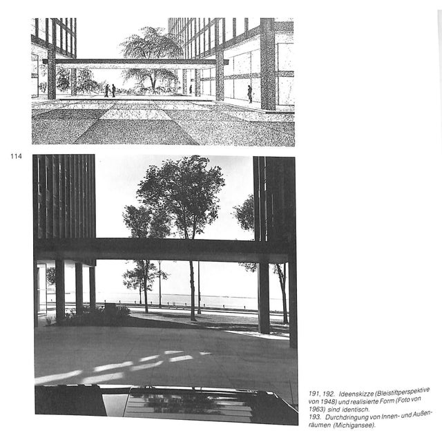 "Mies Van Der Rohe - Mobel Und Interieurs" 1981 Blaser, Werner For Sale - Image 10 of 10