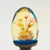 Boho Chic Lucite Egg on Brass Stand For Sale - Image 3 of 6