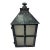 Vintage-Style Outdoor Candle Lantern With Verdigris Patina For Sale
