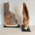 Mid-Century Modern Mid-Century Hand Thrown and Coiled California Studio Pottery Brutalist Sculptures Mounted on Granit, a Pair For Sale - Image 3 of 9