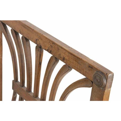 Antique Wooden Chairs in Straw Seats, Italy, 19th Century, Set of 4 For Sale - Image 4 of 8