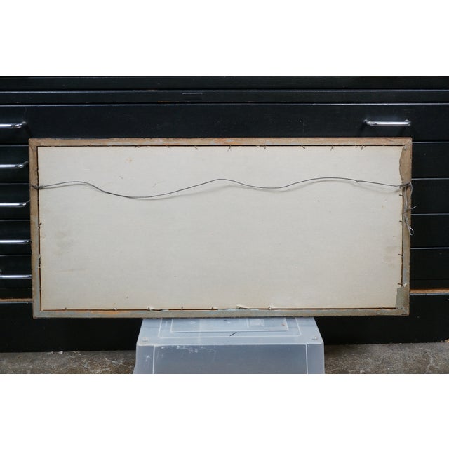 Antique James Calahan Farmhouse Cottage Panoramic Landscape Etching 25" For Sale - Image 9 of 10