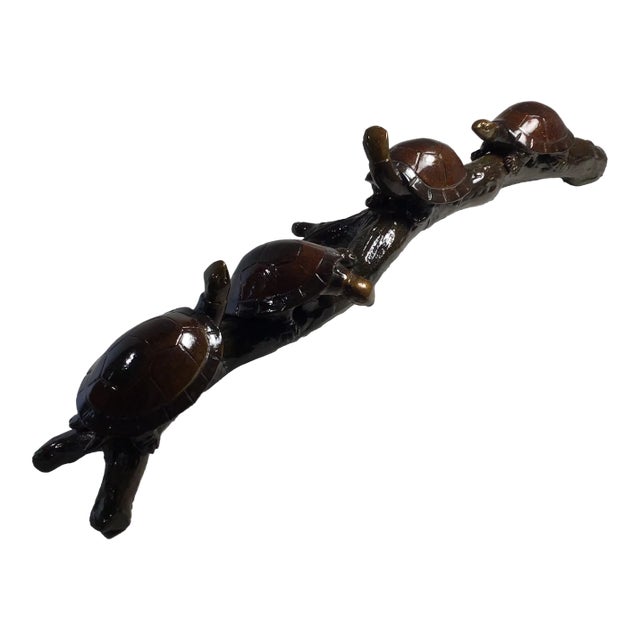 2000’s Bronze Sun Bathing Turtles For Sale