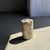 Small Side Table in White Petrified Wood Inlaid with Black, 1980s For Sale - Image 11 of 11