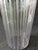 Large Vintage Clear Ethed Crystal Vase For Sale - Image 4 of 18