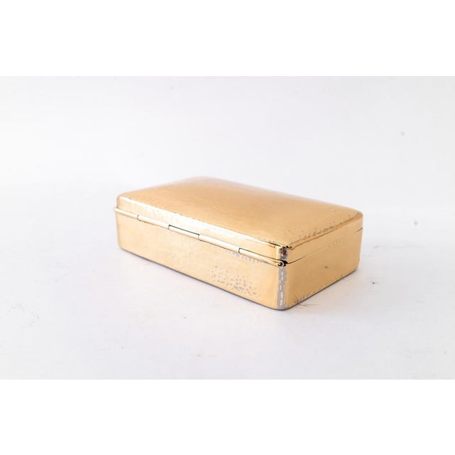 Art Deco Brass Jewelry Box, Vienna, 1920s For Sale - Image 6 of 10