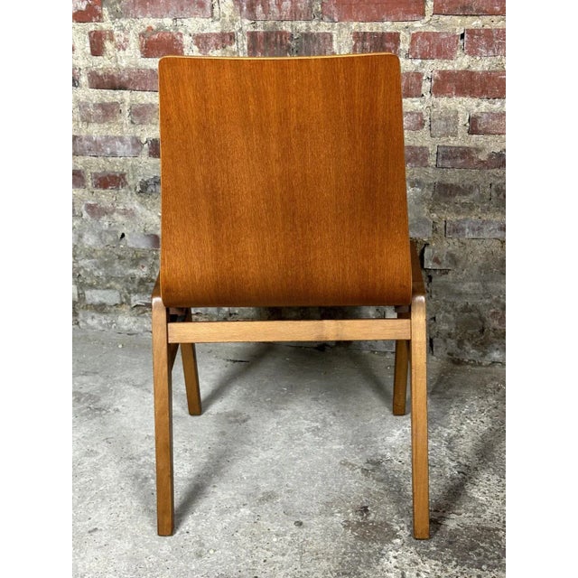 Scandinavian Chairs in Thermoformed Beech, 1960s, Set of 8 For Sale - Image 4 of 11