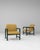 20th Century Czech Lounge Chairs With Green Frames and Yellow Upholstery - A Pair For Sale - Image 16 of 18