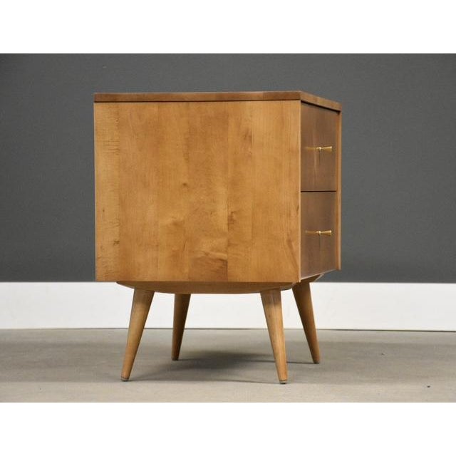 Winchendon Furniture “Planner Group” 1950s Refinished Paul McCobb Planner Group Maple Nightstand For Sale - Image 4 of 10