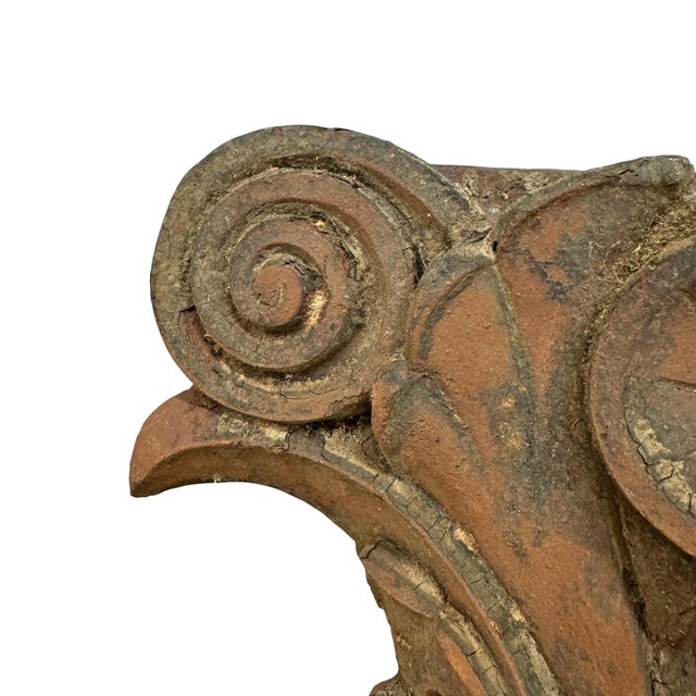 Late 19th Century American Cast Iron Pilaster Capital For Sale In Chicago - Image 6 of 9