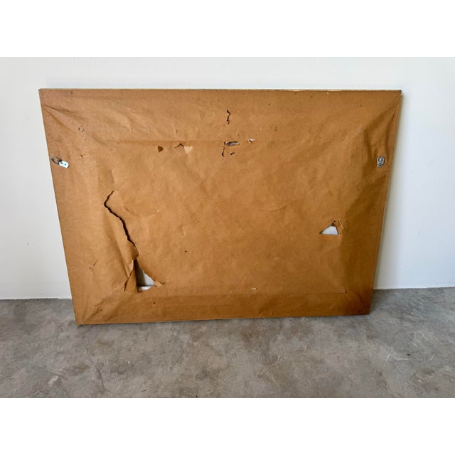 Vintage E. Constant Haitian Market by the Bay Oil on Canvas Painting For Sale - Image 12 of 12