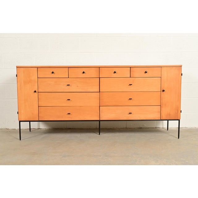 Paul McCobb Planner Group 20-Drawer Dresser or Credenza, Newly Refinished For Sale - Image 16 of 16