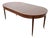 Henredon Federal Banded Mahogany Extension Dining Table, Newly Refinished For Sale