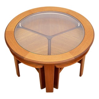 1960s Mid Century Trinity Nesting Table by Stonehill Furniture For Sale