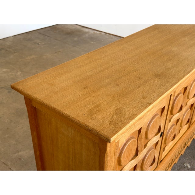 Oak Brutalist Sideboard by Henning Kjærnulf for Nyrup Møbelfabrik, 1960s For Sale - Image 14 of 18