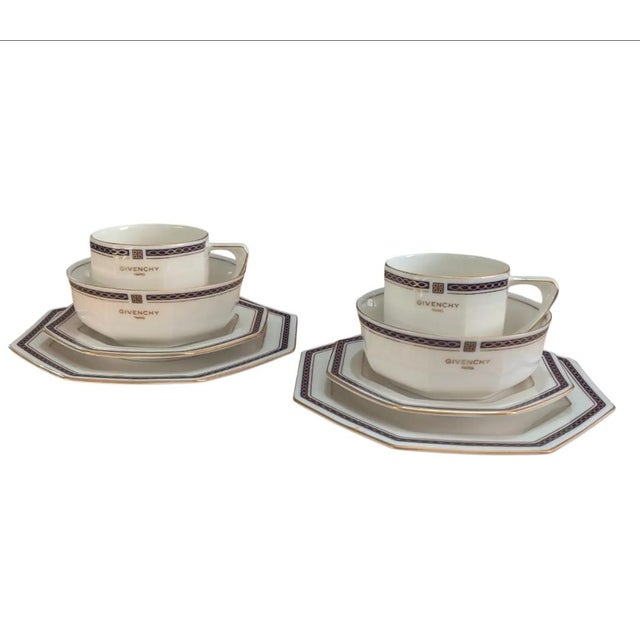 Ceramic Mid 20th Century Givenchy Dinnerware Set - 8 pcs For Sale - Image 7 of 8