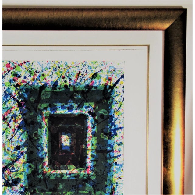 Sam Francis, "Concert Hall Set III" Large original color lithograph, 1977 For Sale - Image 9 of 10