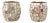 Mid 20th Century Mosaic Tiled Planters - Set of 2 For Sale