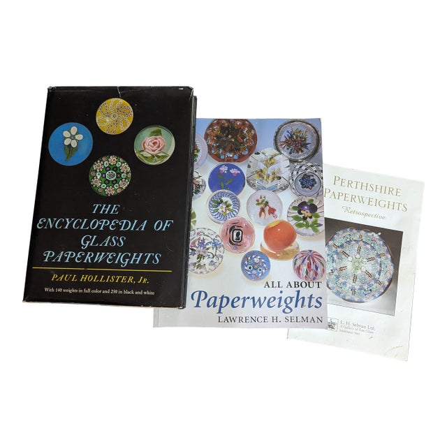 Vintage Paperweight Reading Collection, 1965 & 1990's For Sale