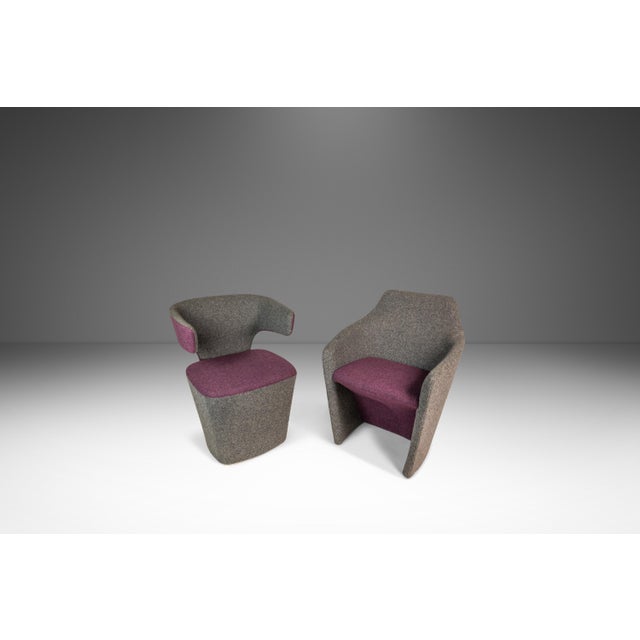 Introducing a playful "Bison" and "Venus" lounge chair set designed by Simon Pengelly for Allermuir. Both the Allermuir...