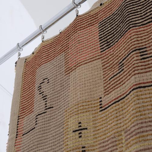 Art Deco Geometric Wall Rya Rug | Finland For Sale - Image 3 of 5