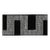 Sample - Schumacher Matrix Tape in Ivory on Black For Sale