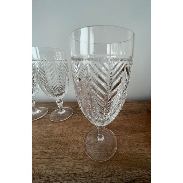Glass 1990s Ralph Lauren Crystal Iced Tea Glasses, Germany-Set of 7 For Sale - Image 7 of 10
