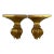 Gold Carved Wood Wall Brackets a Pair For Sale