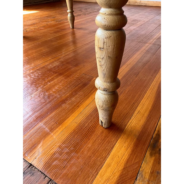 19th Century Pine Farmhouse Serving Table For Sale - Image 14 of 16