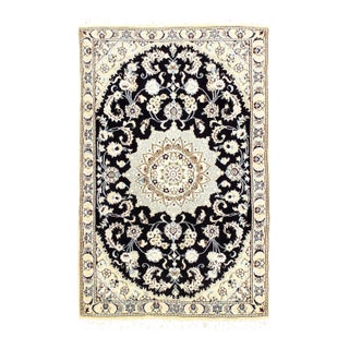 Pasargad DC Fine Hand Knotted Silk & Wool Rug For Sale