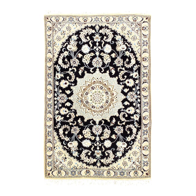Pasargad DC Fine Hand Knotted Silk & Wool Rug For Sale