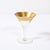 Set of 12 Mid-Century Modernist Gilt Rimmed Coupe Glasses by Dorothy Thorpe For Sale - Image 14 of 16